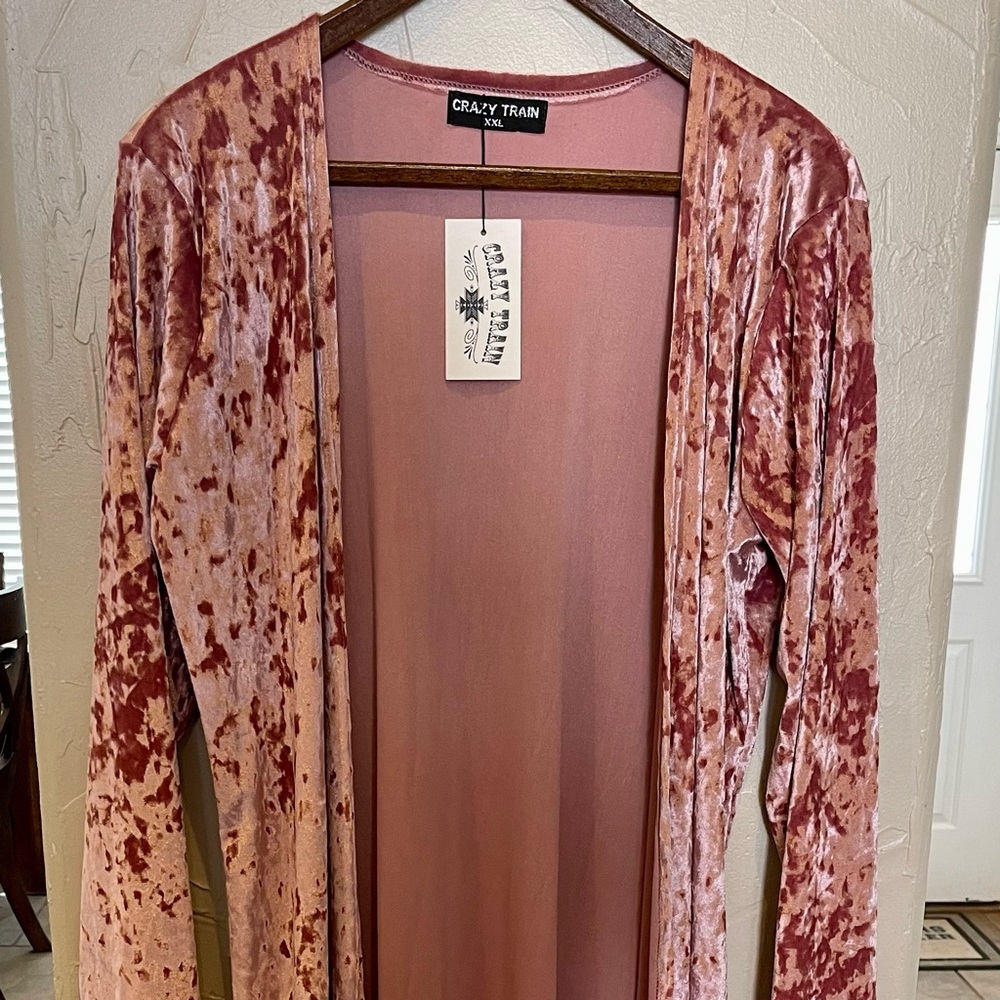 Crazy Train Velvet Duster